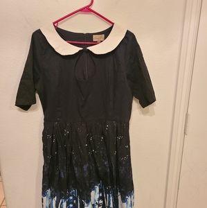 Lindy Bop Peter Pan collar dress